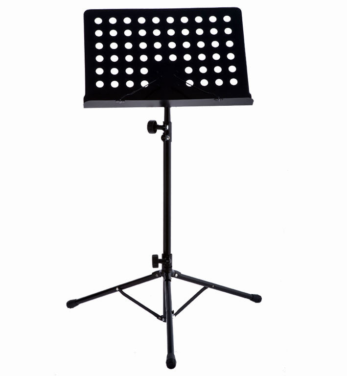 D'Luca Folding Music Stand with Carrying Bag Black
