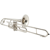 D'Luca MX510 Series C Valve Trombone, Nickel-Plated Finish
