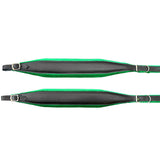 D'Luca MX3 Leather Accordion Straps Green/Black