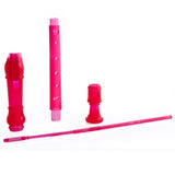 D'Luca Student 3 Piece Recorder Flute Pink