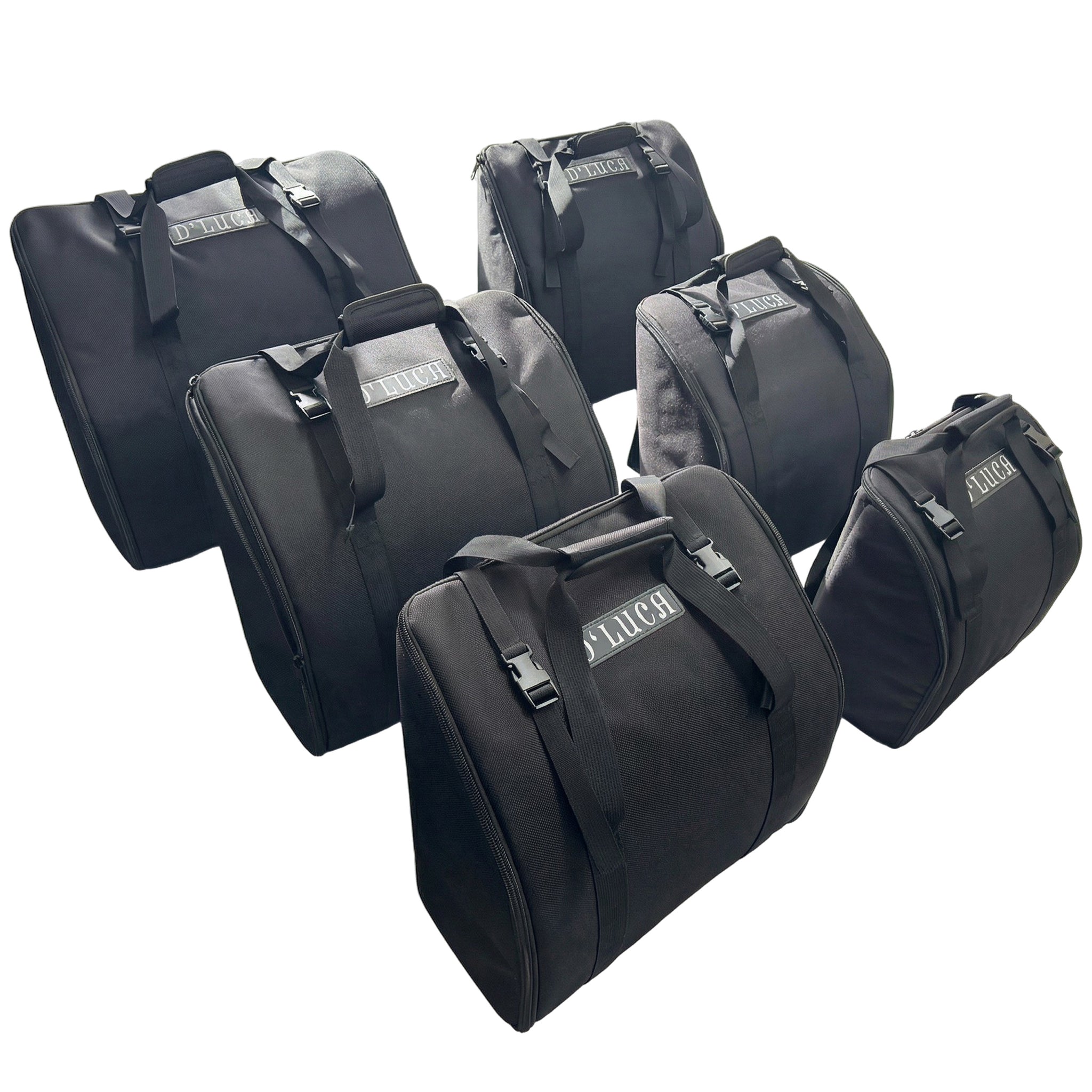 D'Luca BG Series Accordion Gig Bag for 26/Compact 48 Bass Piano Accordions Black