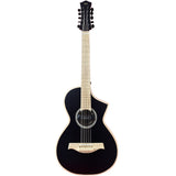 D'Luca Artisan Acoustic Electric Bajo Quinto, Onyx
