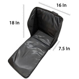 D'Luca BG Series Accordion Gig Bag for 48/60 Bass Piano Accordions, Black