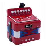 D'Luca Kids Series Button Accordion, Red