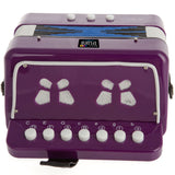 D'Luca Kids Series Button Accordion, Purple