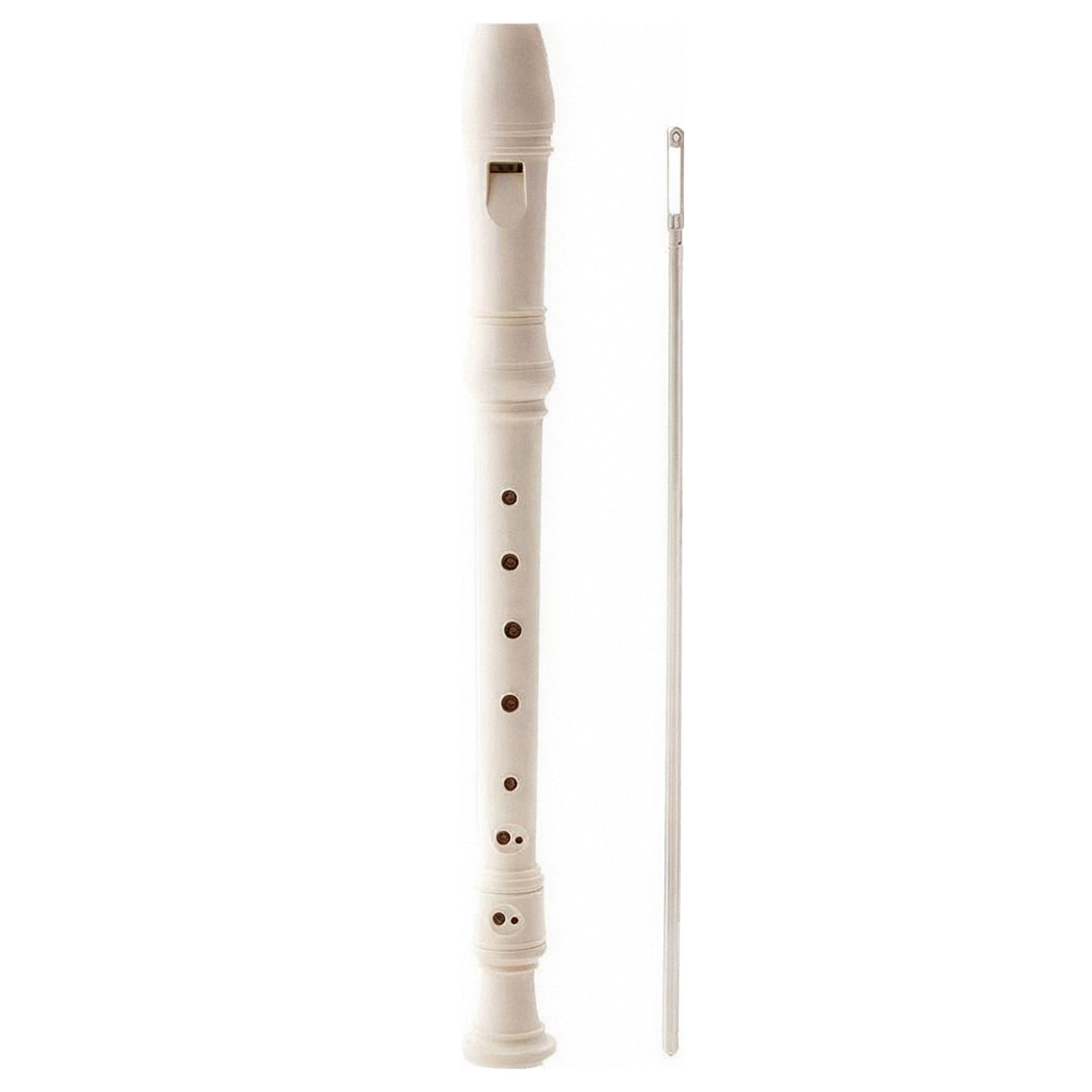 D'Luca Student 3 Piece Recorder Flute Ivory