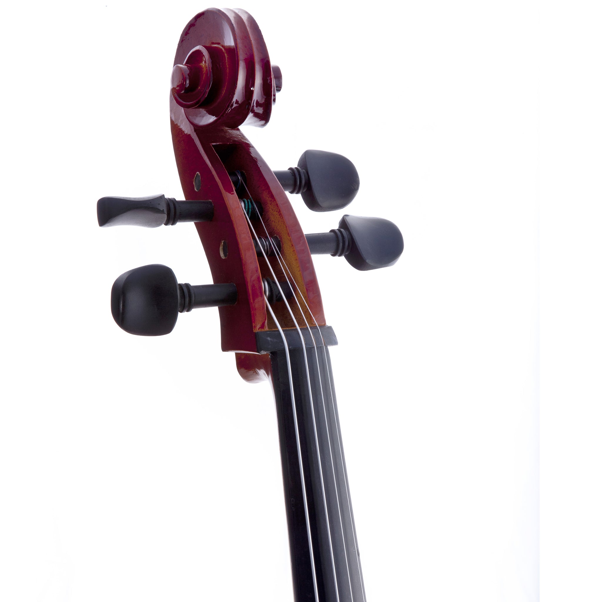 D'Luca Meister Student Cello Package 1/16 Size w/Stand, Bag, Tuner, Rosin & Bow