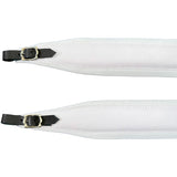 D'Luca MX3 Leather Accordion Straps White/White