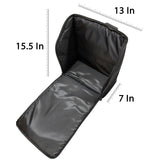 D'Luca BG Series Accordion Gig Bag for 34 Keys / Chromatic Size, Black