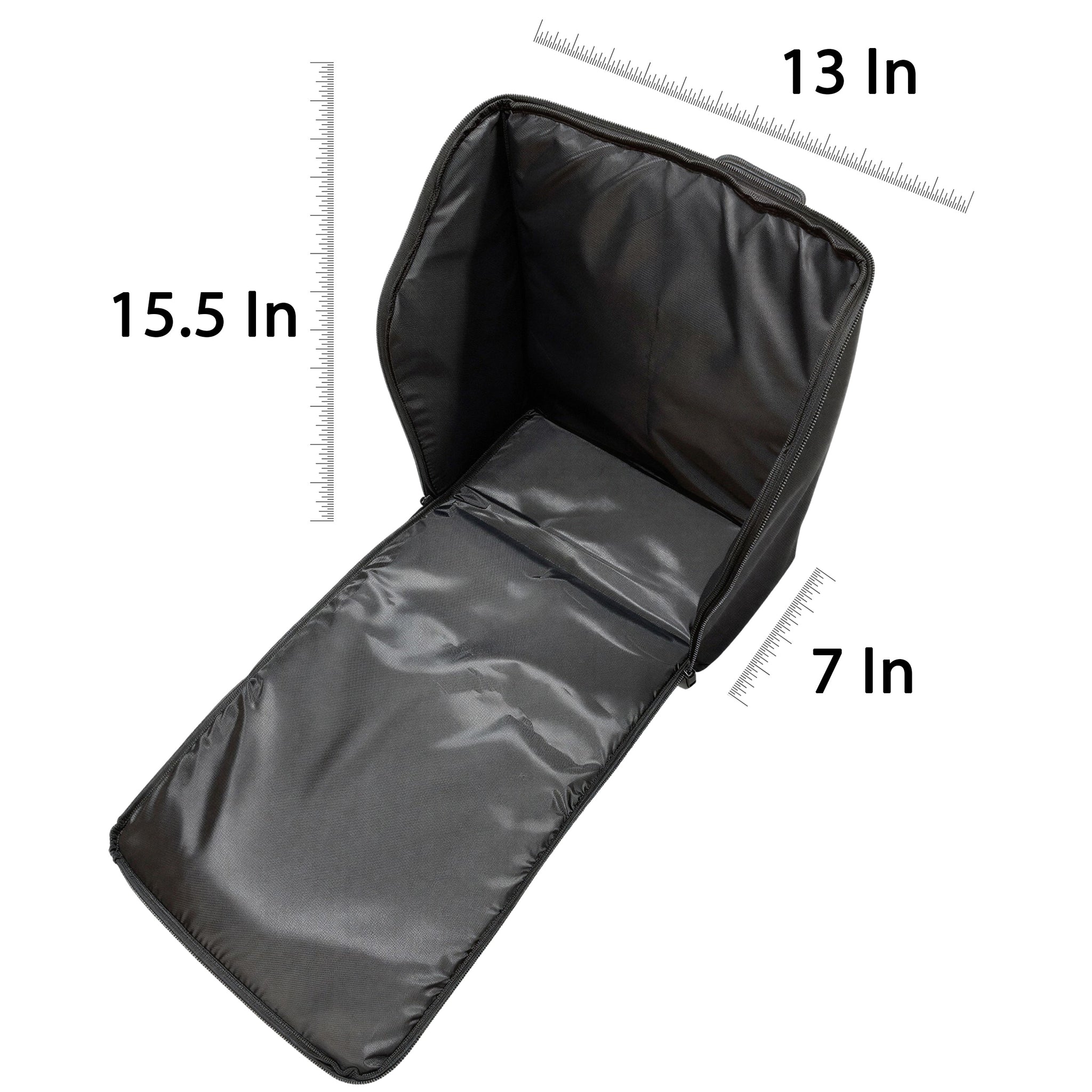 D'Luca BG Series Accordion Gig Bag for 34 Keys / Chromatic Size, Black