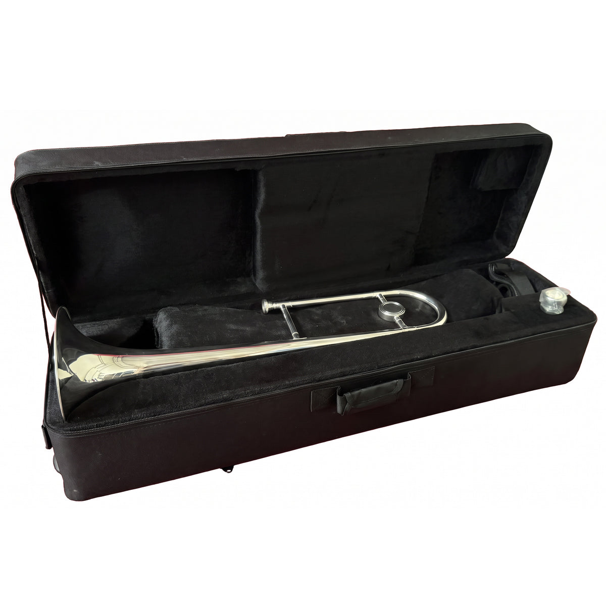 D'Luca MX510 Series C Valve Trombone, Nickel-Plated Finish
