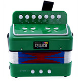 D'Luca Kids Series Button Accordion, Green