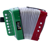 D'Luca Kids Series Button Accordion, Mexican Flag