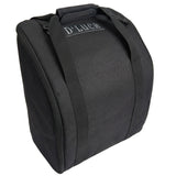 D'Luca BG Series Accordion Gig Bag for 12 Bass, 1, 2 and 3 Row Buttons, Black