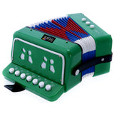 D'Luca Kids Series Button Accordion, Green