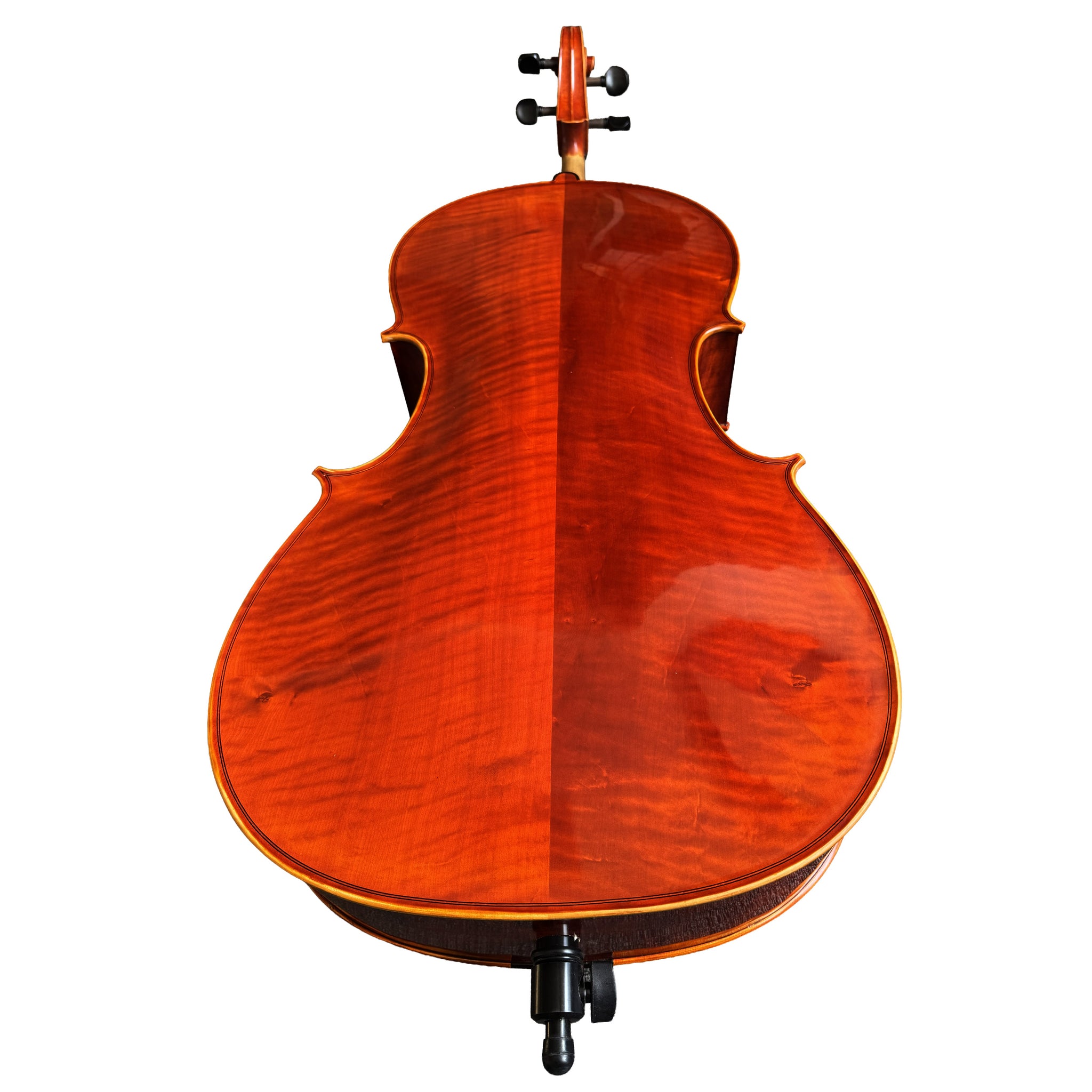 D’Luca Tonmeister 400 Ebony Fitted Cello Outfit 3/4 Size with Bow and Gig Bag