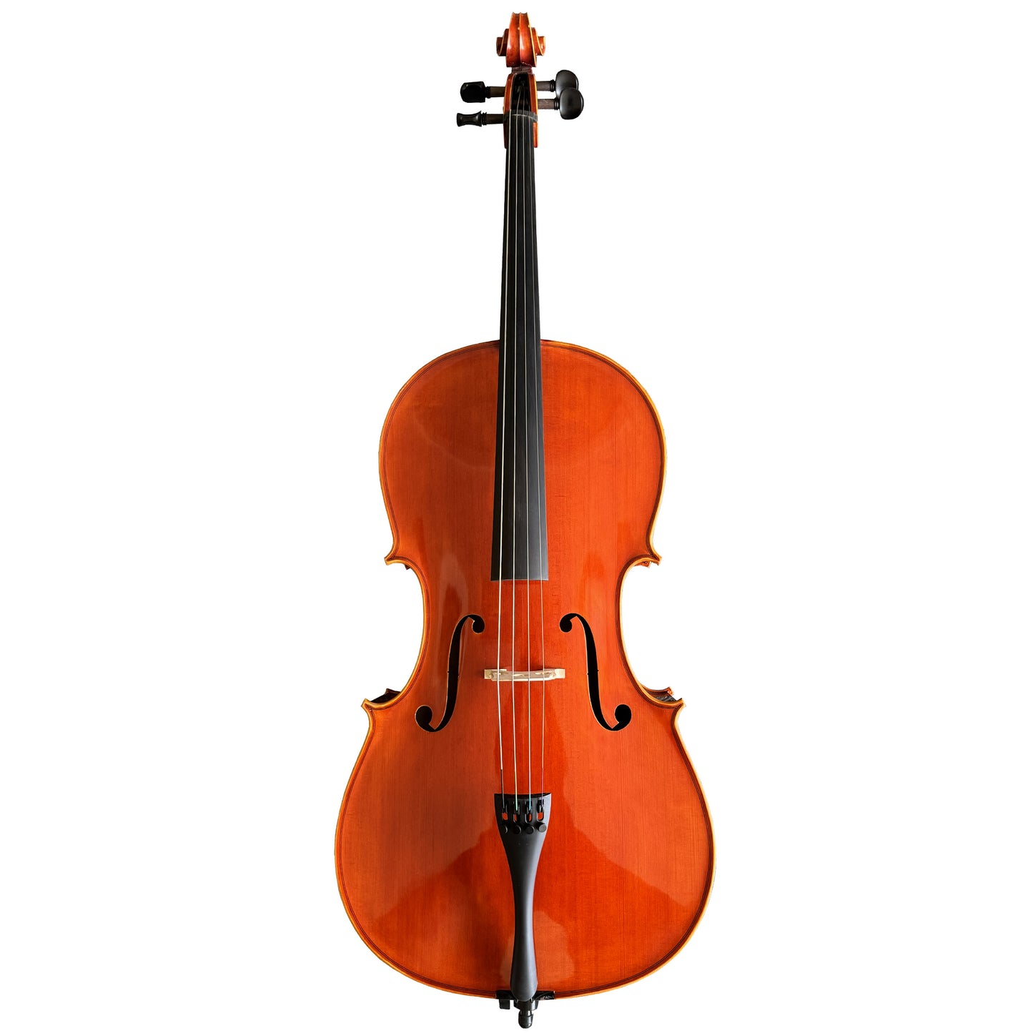 D’Luca Tonmeister 400 Ebony Fitted Cello Outfit 1/4 Size with Bow and Gig Bag