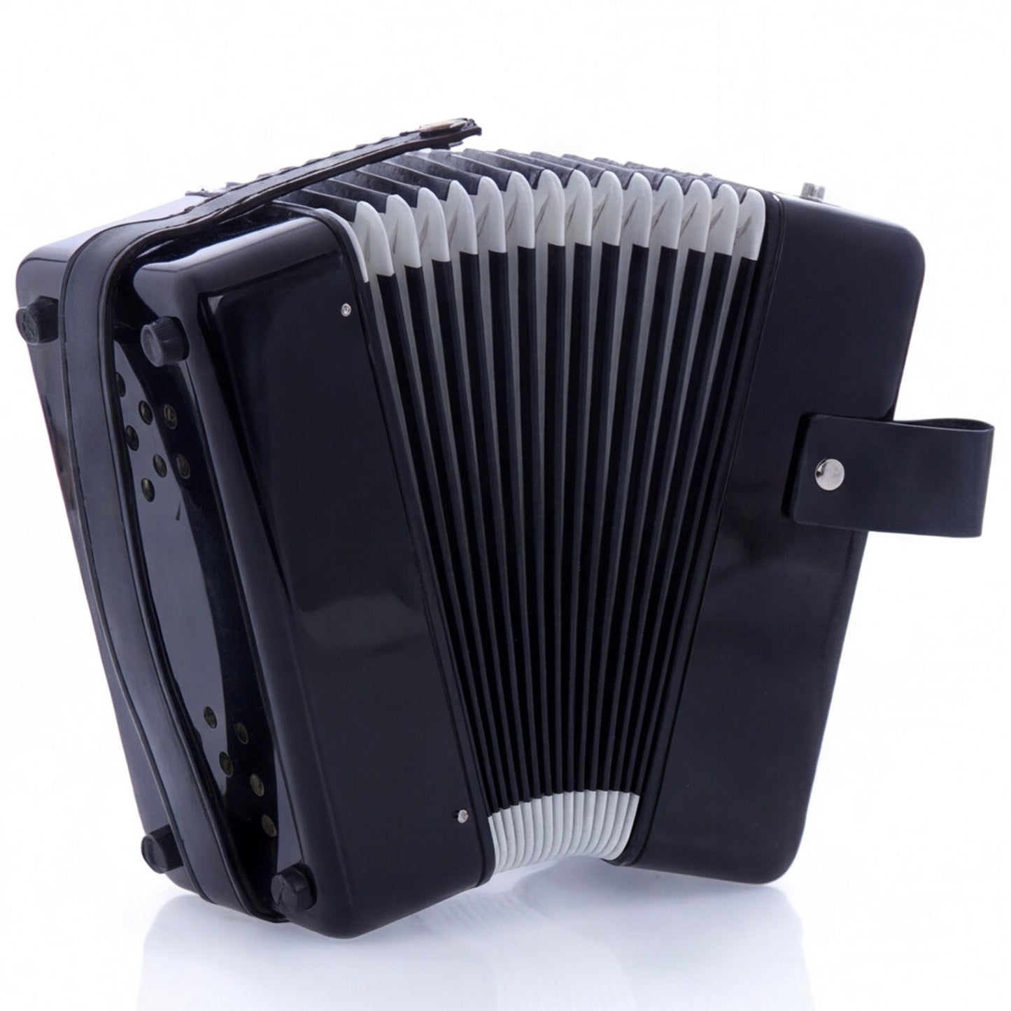D'Luca Kids Series Button Accordion, Black