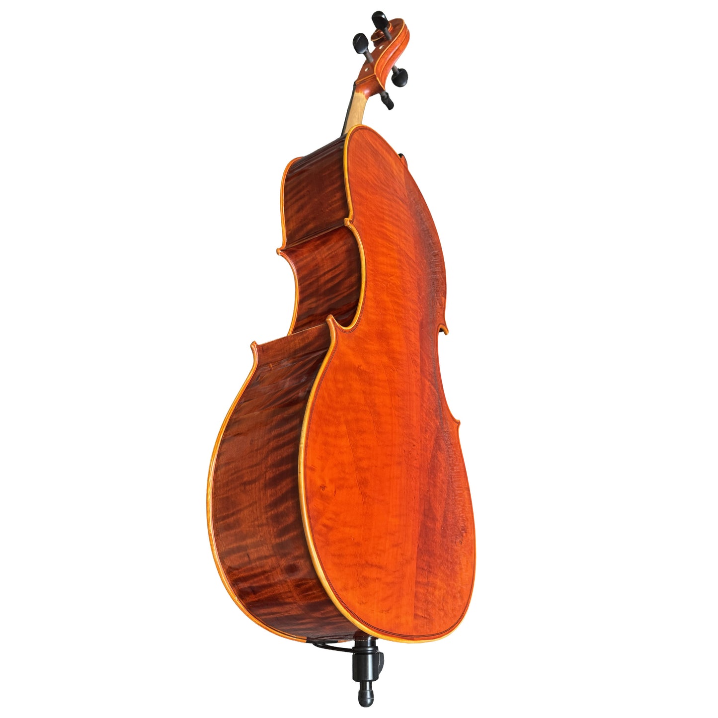D’Luca Tonmeister 400 Ebony Fitted Cello Outfit 1/4 Size with Bow and Gig Bag