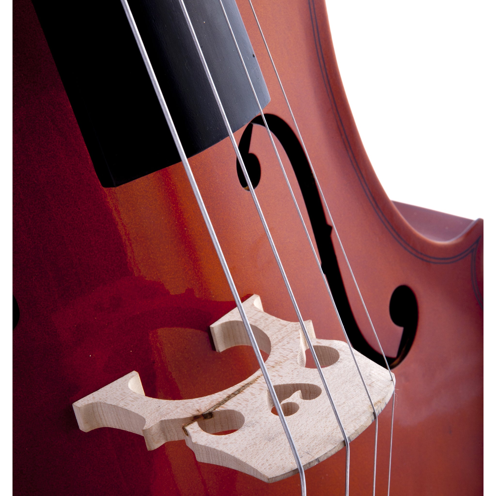 D'Luca Meister Student Cello Package 1/4 Size w/Stand, Bag, Tuner, Rosin & Bow