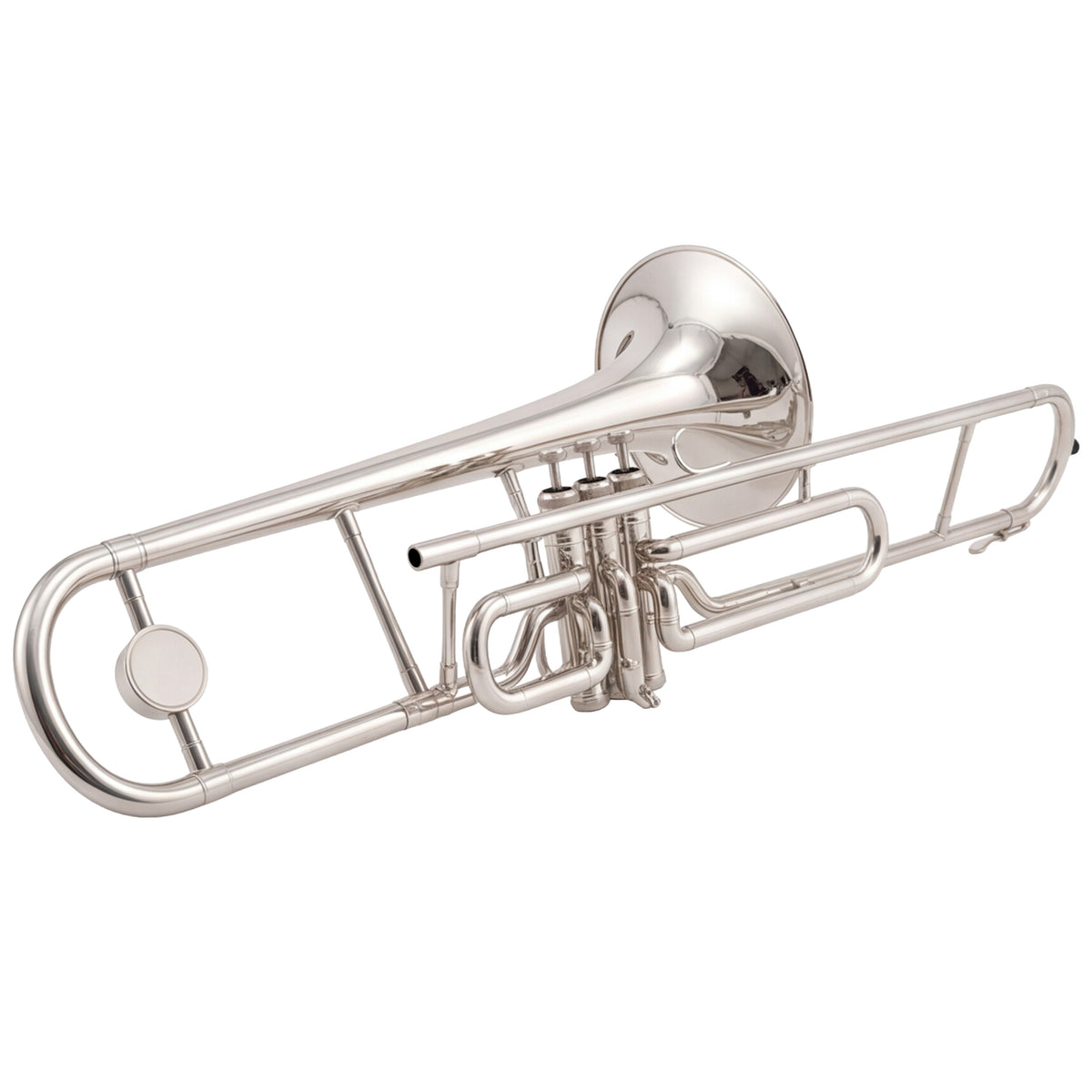 D'Luca MX510 Series C Valve Trombone, Nickel-Plated Finish