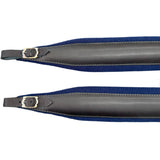 D'Luca MX3 Leather Accordion Straps Navy Blue/Black