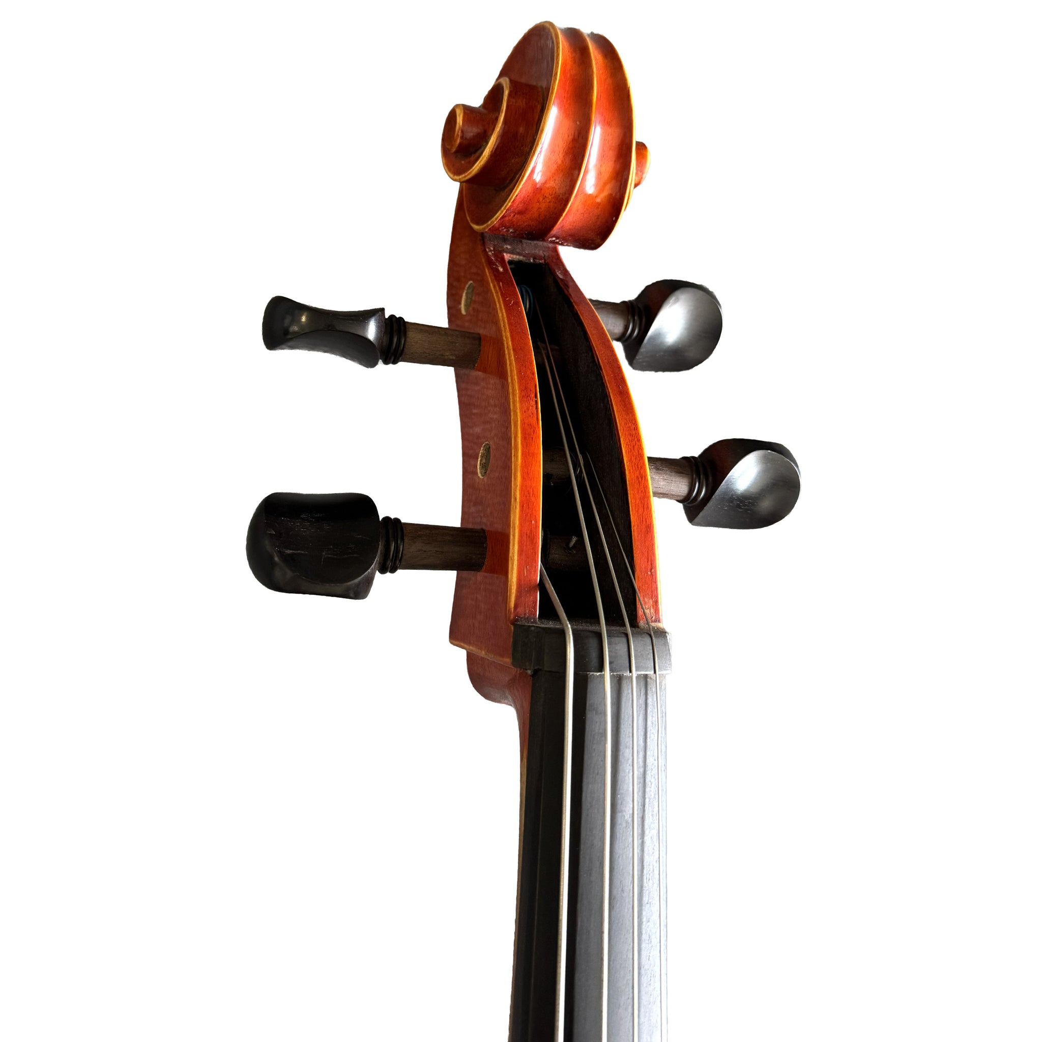 D’Luca Tonmeister 400 Ebony Fitted Cello Outfit 1/8 Size with Bow and Gig Bag