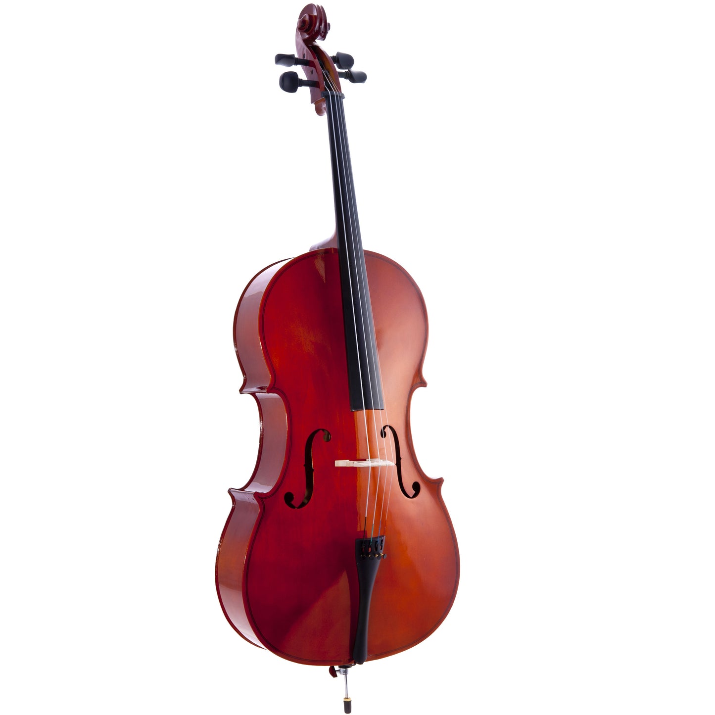 D'Luca Meister Student Cello Package 3/4 Size w/Stand, Bag, Tuner, Rosin & Bow