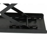 D'Luca Adjustable Guitar Foot Rest Stool, Black