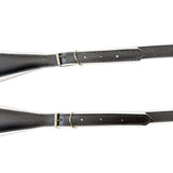 D'Luca MX3 Leather Accordion Straps White/Black