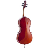 D'Luca Meister Student Cello Package 1/2 Size w/Stand, Bag, Tuner, Rosin & Bow
