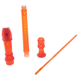 D'Luca Student 3 Piece Recorder Flute Orange