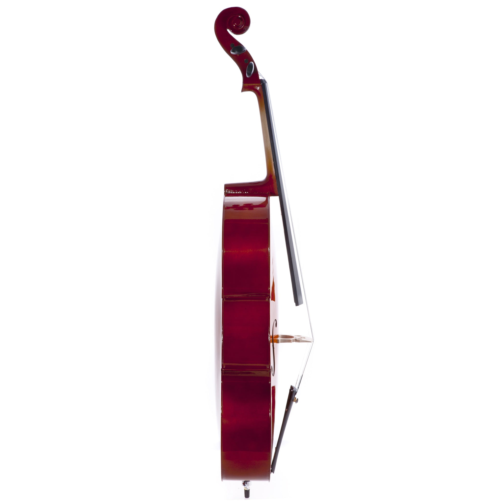 D'Luca Meister Student Cello Package 1/16 Size w/Stand, Bag, Tuner, Rosin & Bow