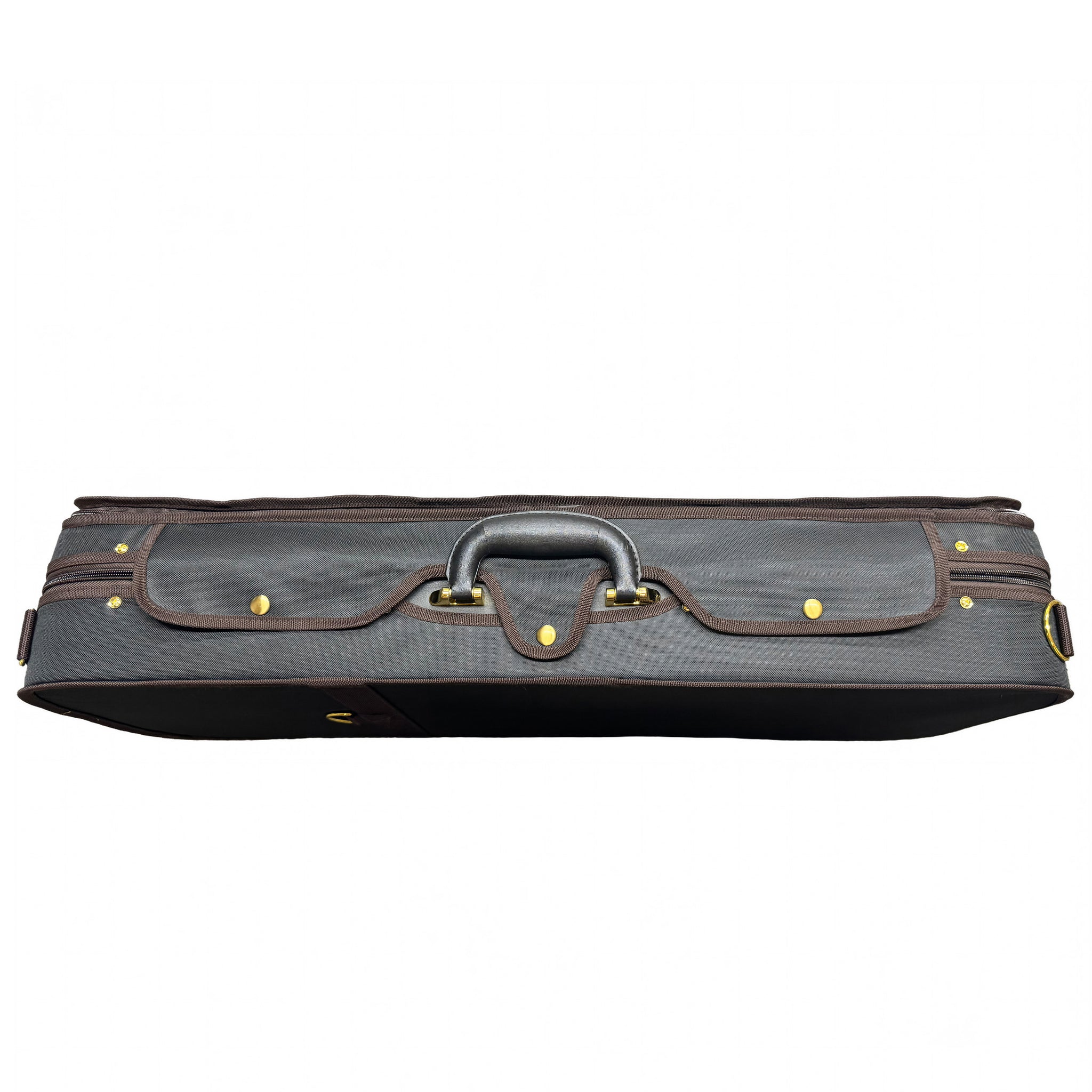 D’Luca Pro Series CP04M Double Violin Case Black-Burgundy