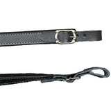 D'Luca MX3 Leather Accordion Straps Black/Black