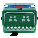 D'Luca Kids Series Button Accordion, Green