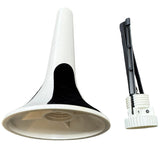 D'Luca Portable Folding Trumpet Stand White