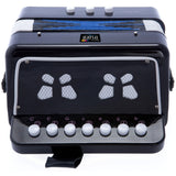 D'Luca Kids Series Button Accordion, Black