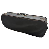 D'Luca Double Violin Case Black-Burgandy