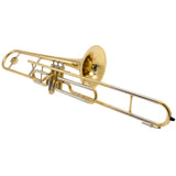 D'Luca MX510 Series C Valve Trombone, Gold Lacquer Finish