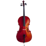 D'Luca Meister Student Cello Package 1/16 Size w/Stand, Bag, Tuner, Rosin & Bow