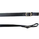 D'Luca MX3 Leather Accordion Straps White/Black