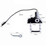 D'Luca 190 Violin Pickup with Volume Control, Hard Tip for Crisp Tone