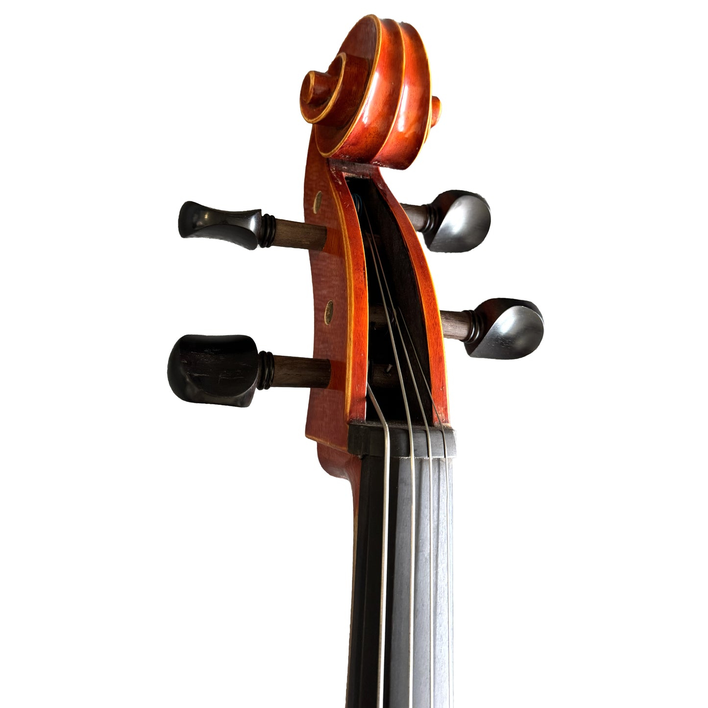 D’Luca Tonmeister 400 Ebony Fitted Cello Outfit 1/4 Size with Bow and Gig Bag