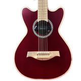 D'Luca Artisan Acoustic Electric Bajo Quinto, Ruby