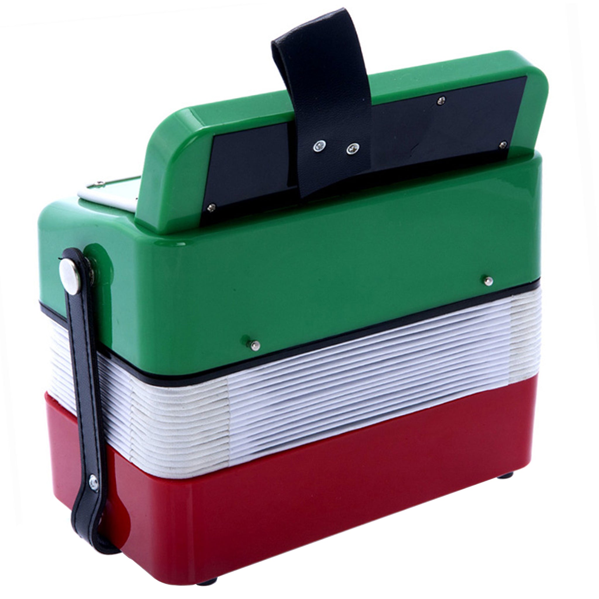D'Luca Kids Series Button Accordion, Mexican Flag