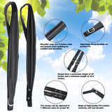 D'Luca Adjustable Accordion Shoulder Straps Set Black