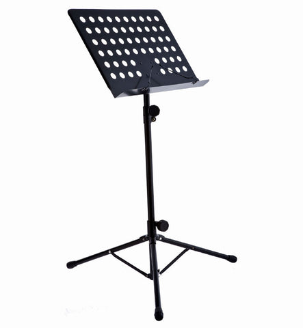 D'Luca Folding Music Stand with Carrying Bag Black