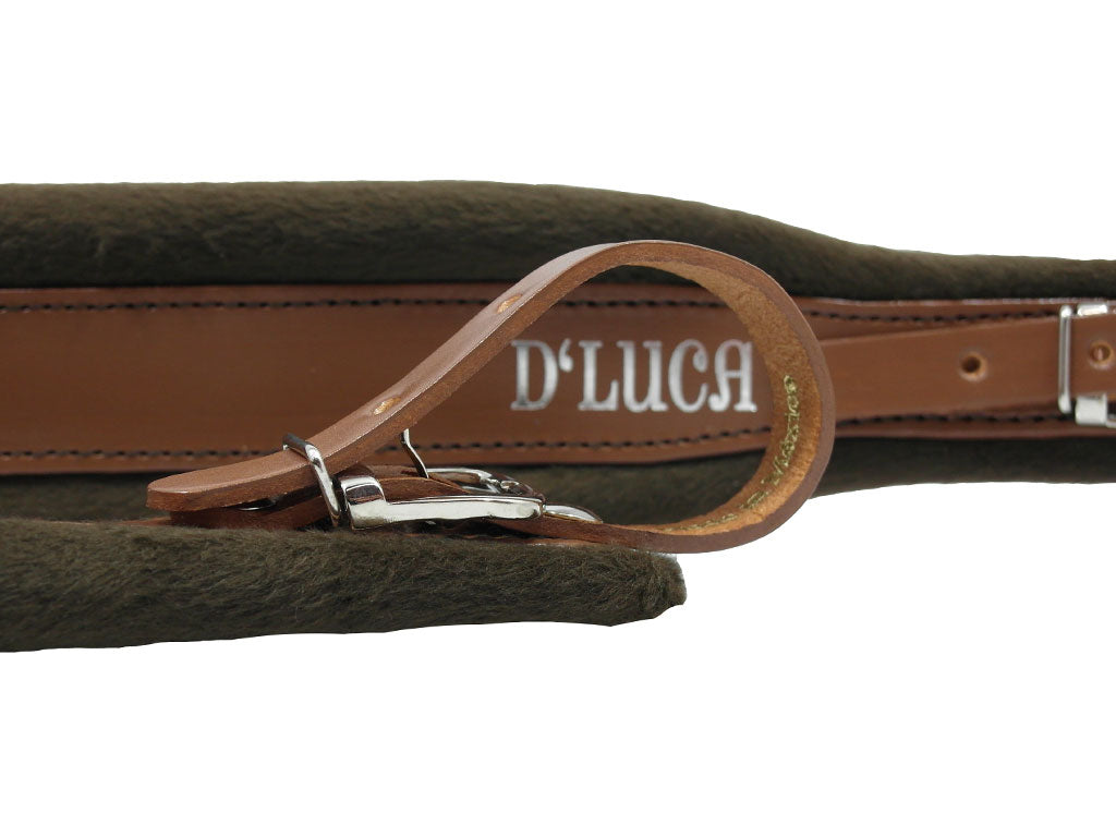 D'Luca Pro SB Series Genuine Leather Accordion Straps Brown/Brown