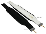 D'Luca Pro Series Genuine Leather Accordion Bass Straps 18.5 Inches White